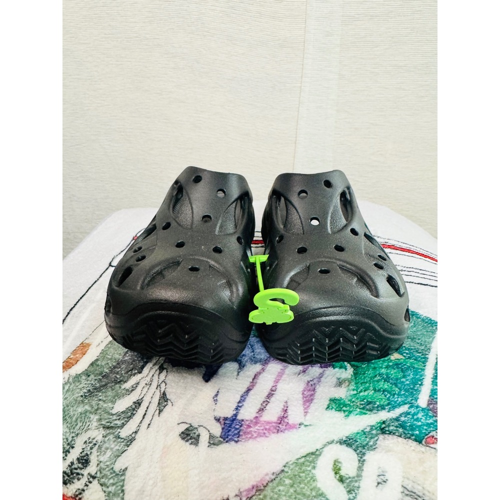 Crocs Echo Clog Black Sporty Slip On Shoes Womens 5 207937-001